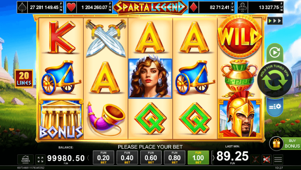 sparta legend tableau